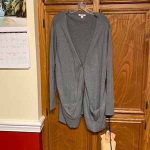 Old Navy Grey Open Front Cardigan